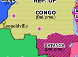 Historical Atlas of Sub-Saharan Africa 1960: Congo Crisis