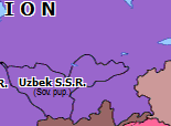Southern Asia 1925: Soviet Reorganization of Central Asia