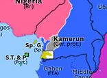 Historical Atlas of Sub-Saharan Africa 1915: Conquest of Kamerun