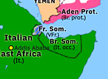 Historical Atlas of Sub-Saharan Africa 1940: Italian East African Offensives