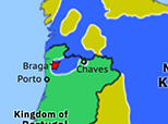 Historical Atlas of Western Mediterranean 1809: Siege of Chaves