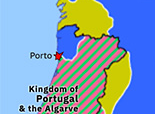 Historical Atlas of Western Mediterranean 1809: Second Battle of Porto