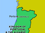 Historical Atlas of Western Mediterranean 1832: Siege of Porto
