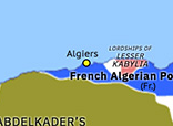 Western Mediterranean 1839: French war with Abdelkader