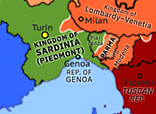 Western Mediterranean 1849: Revolt of Genoa