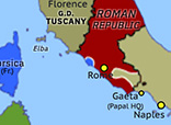 Western Mediterranean 1849: Landing at Civitavecchia