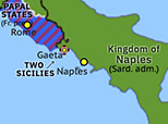 Western Mediterranean 1860: Garibaldi’s departure from Naples