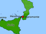 Historical Atlas of Western Mediterranean 1862: Battle of Aspromonte