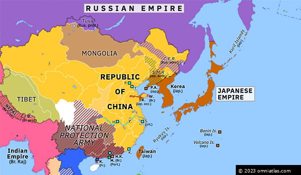 China's Warlord Era Begins | Historical Atlas of Asia Pacific (6 June ...