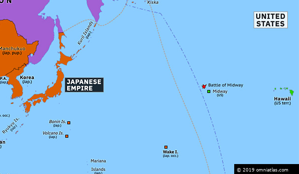 battle of midway location