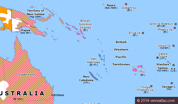 World War II and the Fall of France | Historical Atlas of Australasia ...