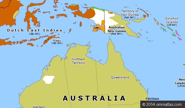 End of the Pacific War | Historical Atlas of Australasia (6 August 1945 ...