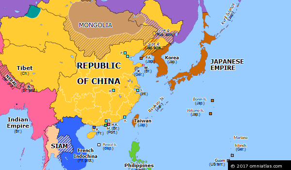 Yuan Shikai and the Republic of China | Historical Atlas of Asia ...