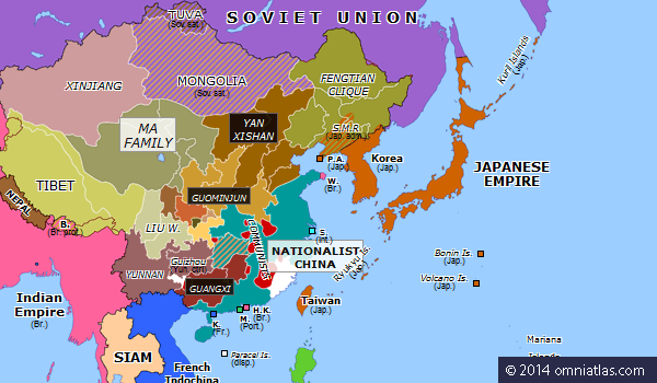 central and east asia map