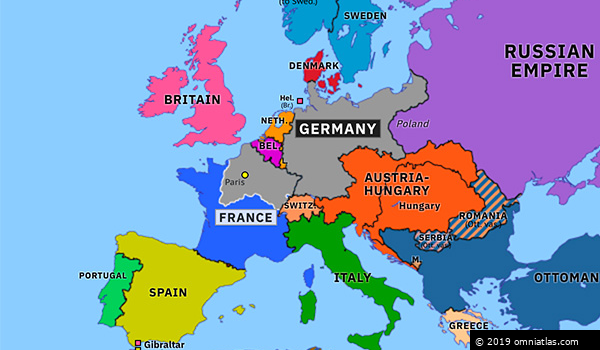German Map Of Europe