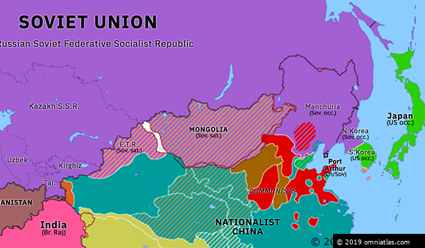 soviet union ww2 map