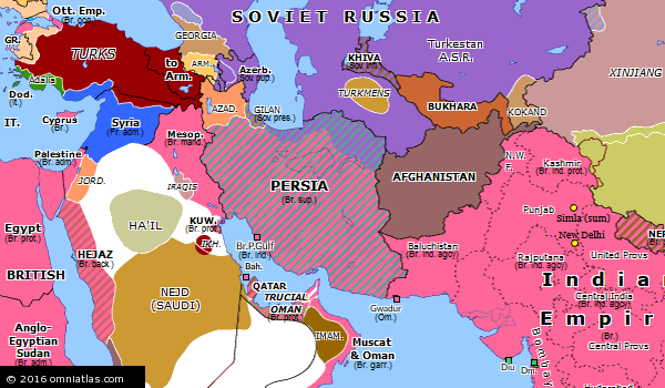 Карта севрского мирного договора